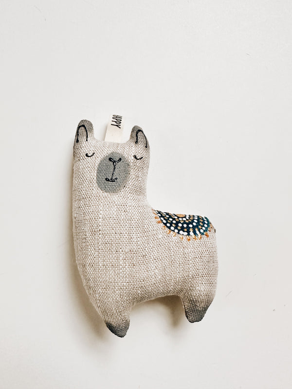 Handmade Linen Ornament - Alpaca - Andnest.com