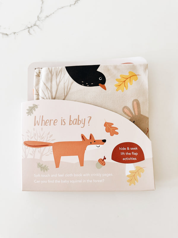 Where Is Baby Fabric Activity Book For Babies and Toddlers - Andnest.com