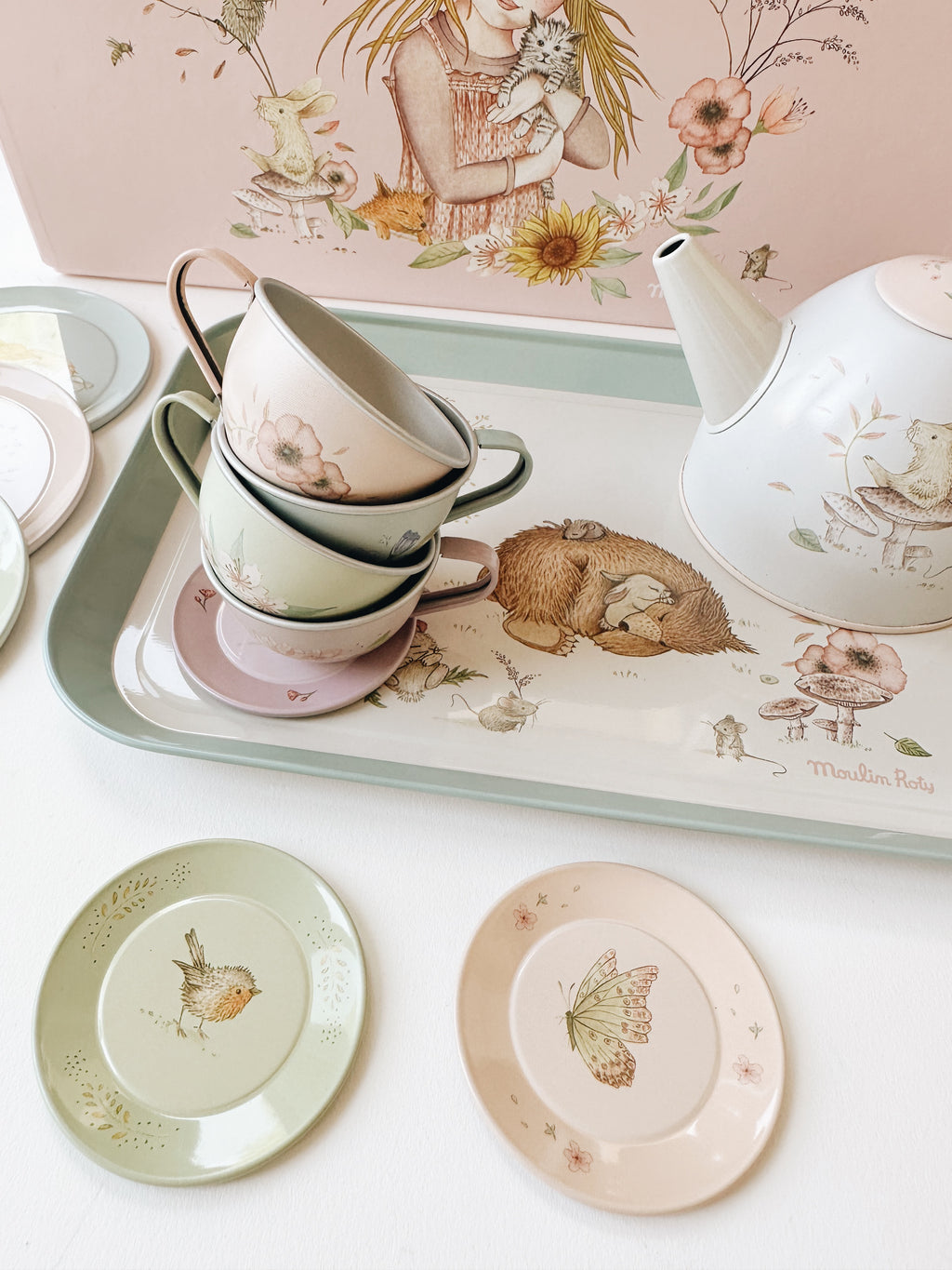 Moulin Roty Les Rosalies Tea Set - Andnest.com