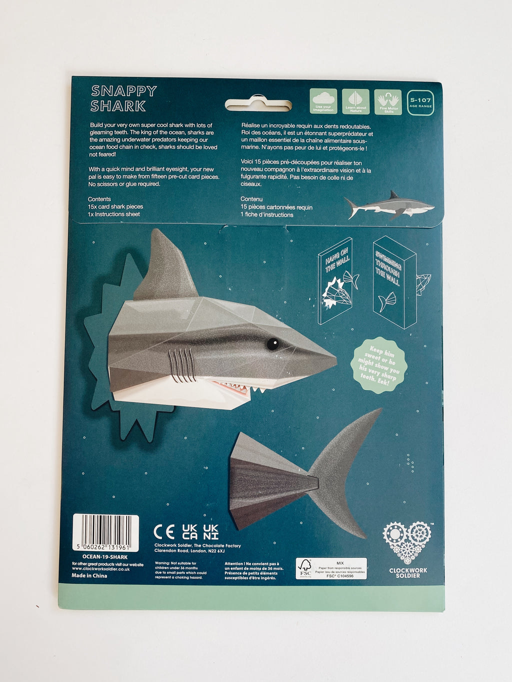 Create Your Own Snappy Shark - Andnest.com