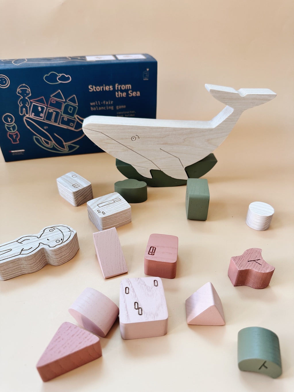 Babai Wooden Balance Game - Stories From The Sea - Andnest.com