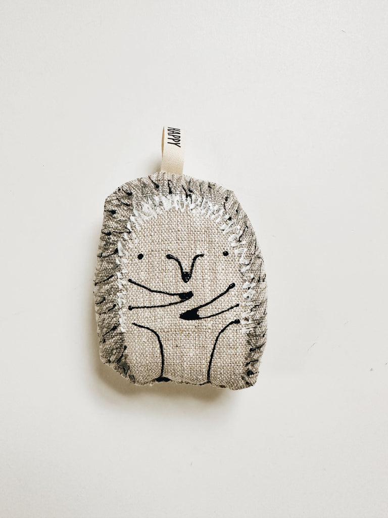 Handmade Linen Ornament - Hedgehog - Andnest.com