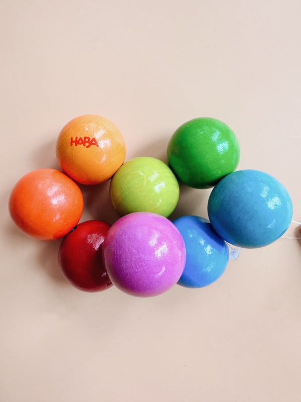 Rainbow Wooden Grasping Toy - Andnest.com