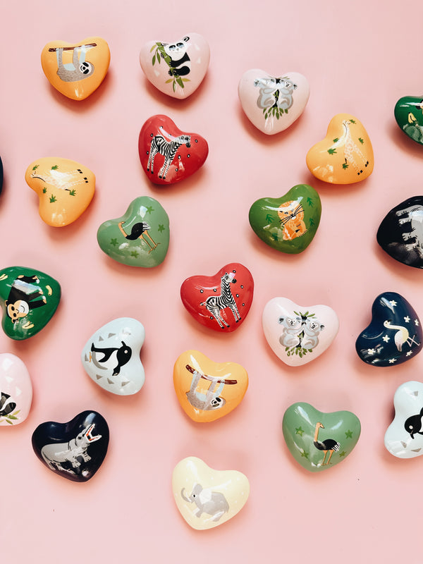 Animal Chime Hearts - Andnest.com