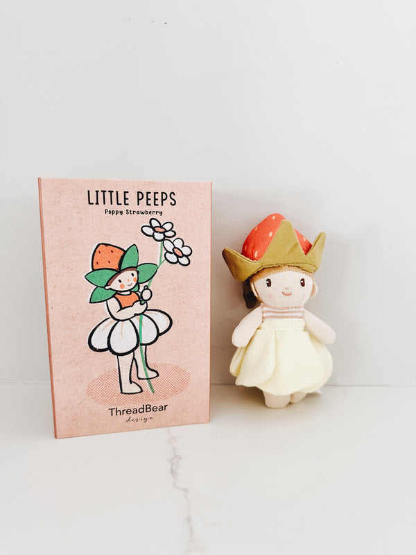 Little Peeps Poppy Strawberry by ThreadBear Design - Andnest.com