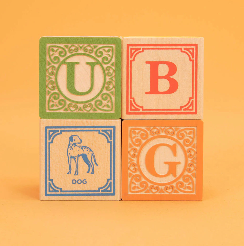 Uncle Goose Classic Wooden ABC Blocks - Andnest.com