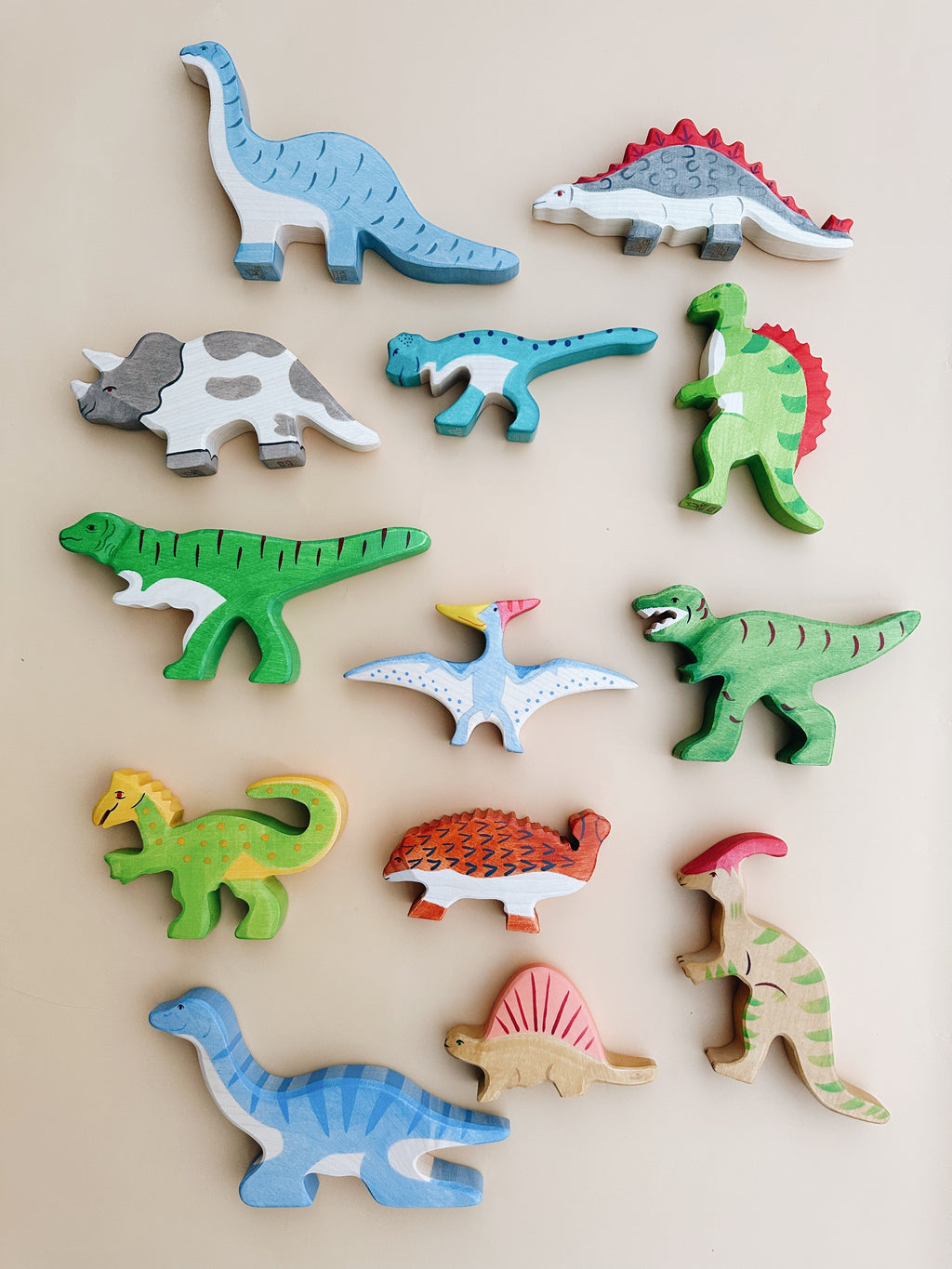 Wooden Dinosaurs - Holztiger - Andnest.com