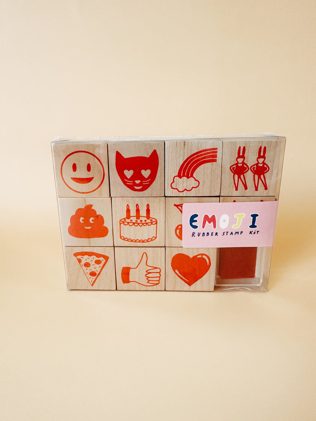 Emoji Wooden Stamp Kit - Andnest.com