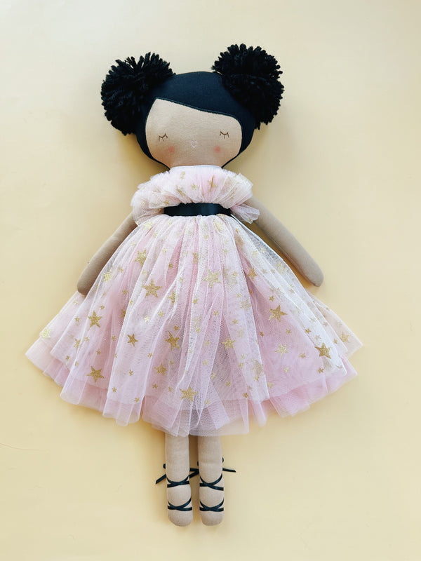Alimrose Halle Ballerina Doll (Brown and Ebony) - Andnest.com