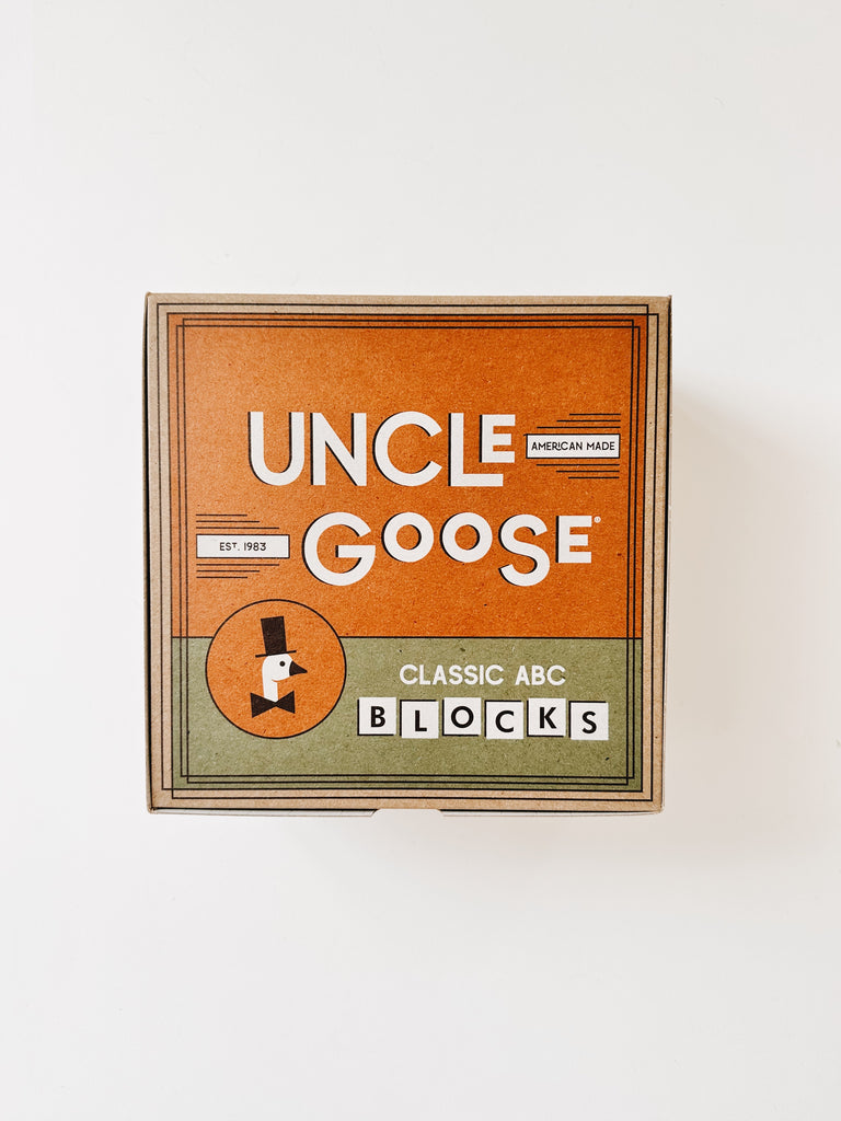 Uncle Goose Classic Wooden ABC Blocks - Andnest.com