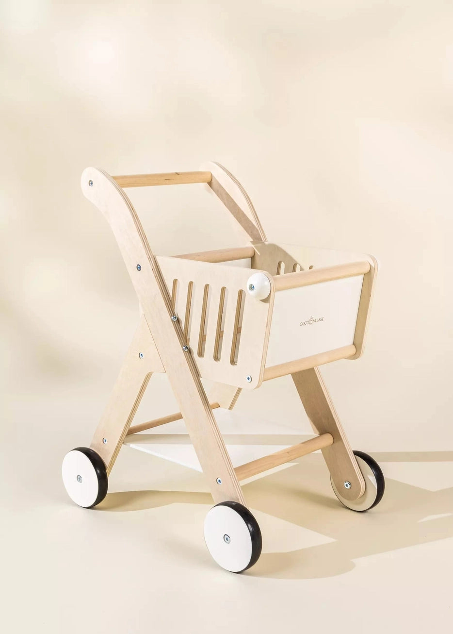 Wooden Shopping Cart - Andnest.com