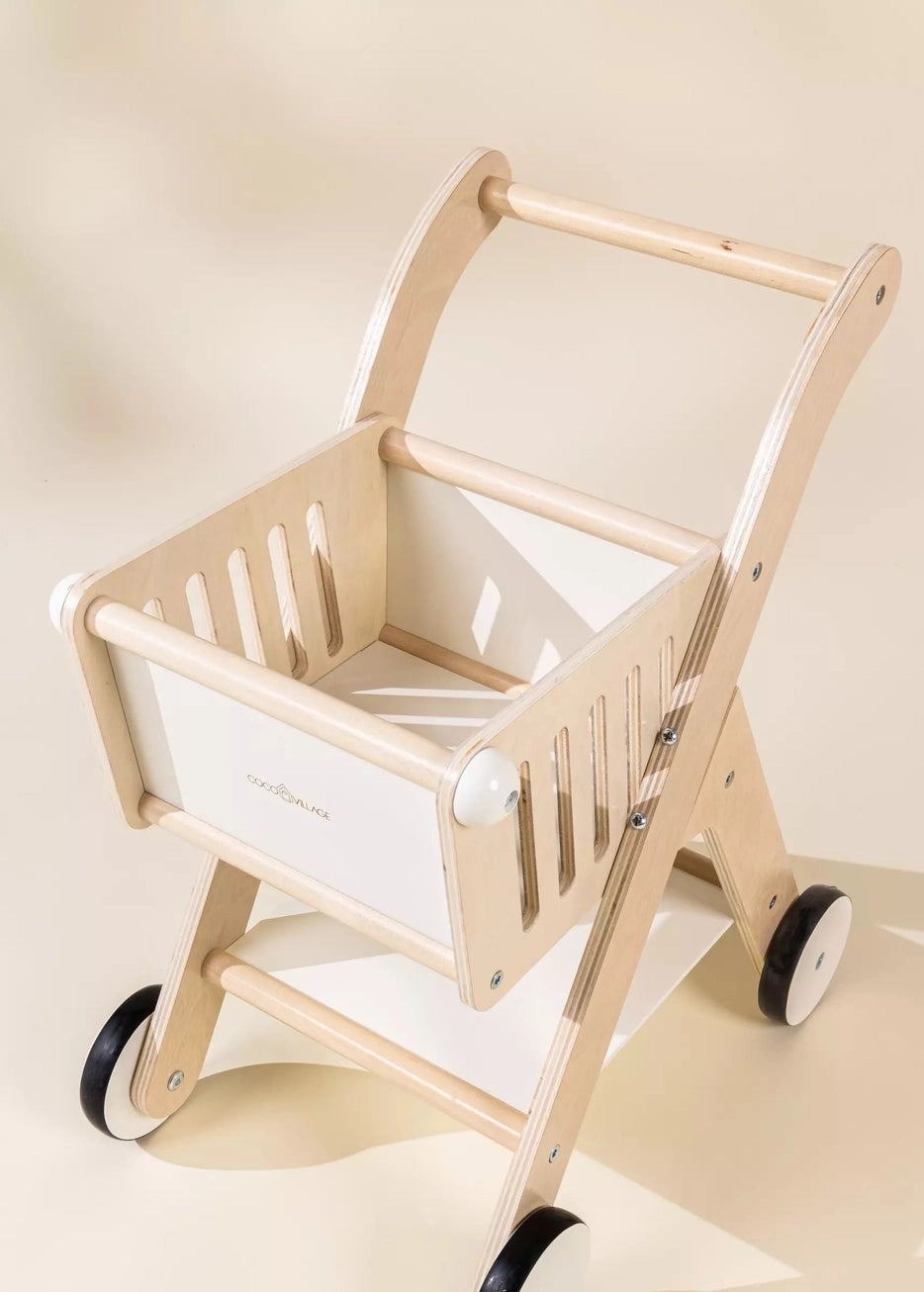 Wooden Shopping Cart - Andnest.com