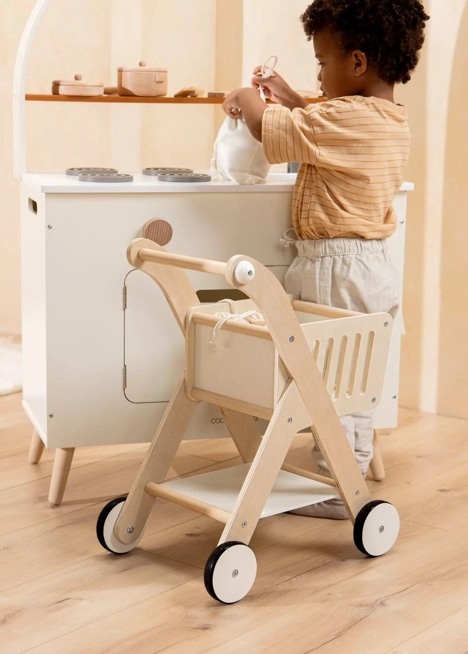 Wooden Shopping Cart - Andnest.com
