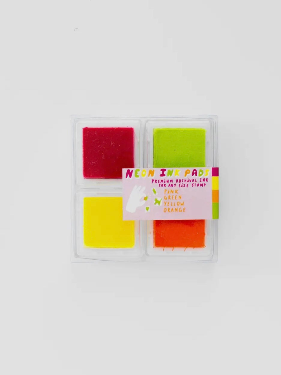 Chroma Ink Pad - Neon, Gold/Silver or Red/Yellow/Green - Andnest.com