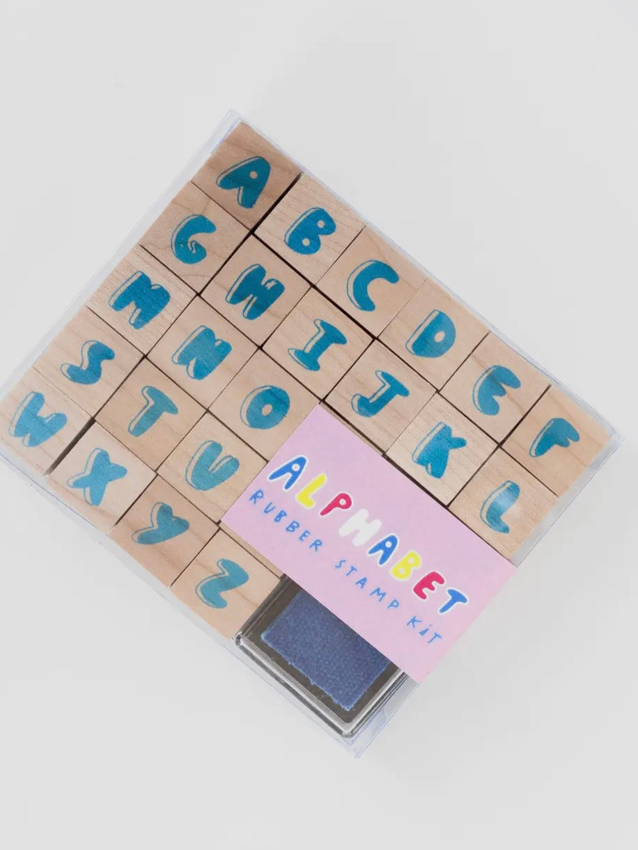 Alphabet Wooden Stamp Kit - Andnest.com