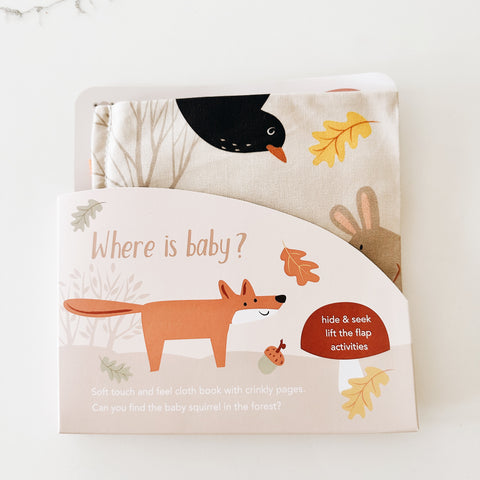 Where Is Baby Fabric Activity Book For Babies and Toddlers - Andnest.com