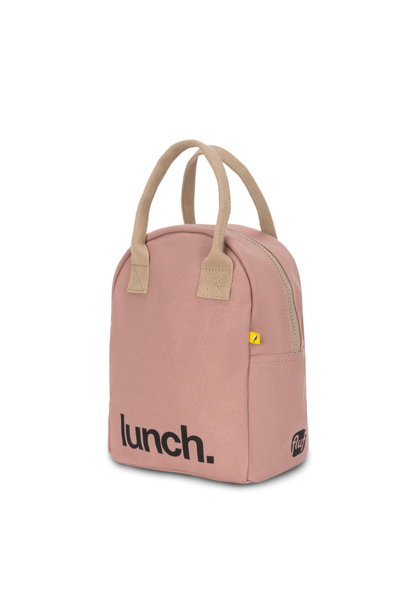 Fluf Organic Cotton Lunch Bag - Mauve - Andnest.com