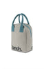 Fluf Organic Cotton Lunch Bag - Grey/Midnight - Andnest.com