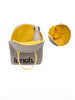 Fluf Organic Cotton Lunch Bag - Grey/Yellow - Andnest.com