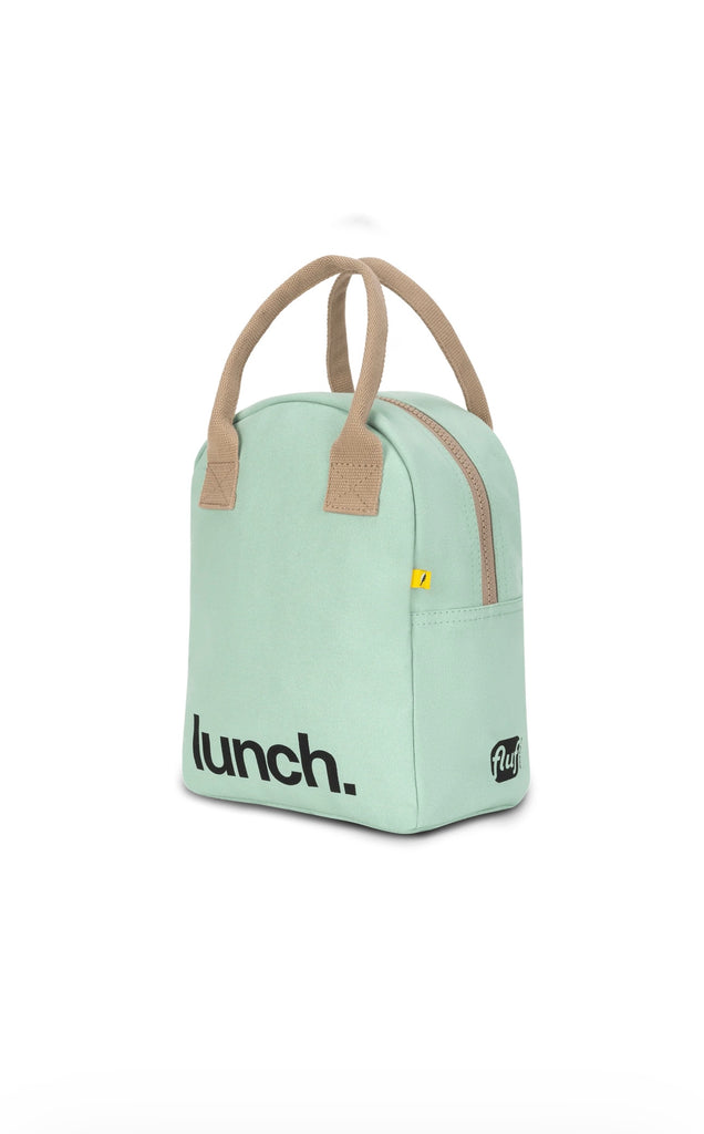 Fluf Organic Cotton Lunch Bag - Mint - Andnest.com
