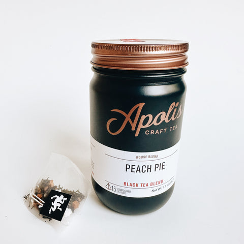Apolis Craft Tea - Peach Pie Black Tea Blend Sachets - Andnest.com