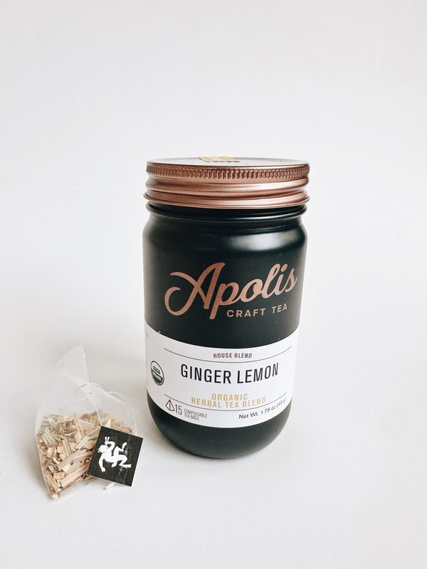 Apolis Craft Tea - Organic Ginger Lemon - Andnest.com