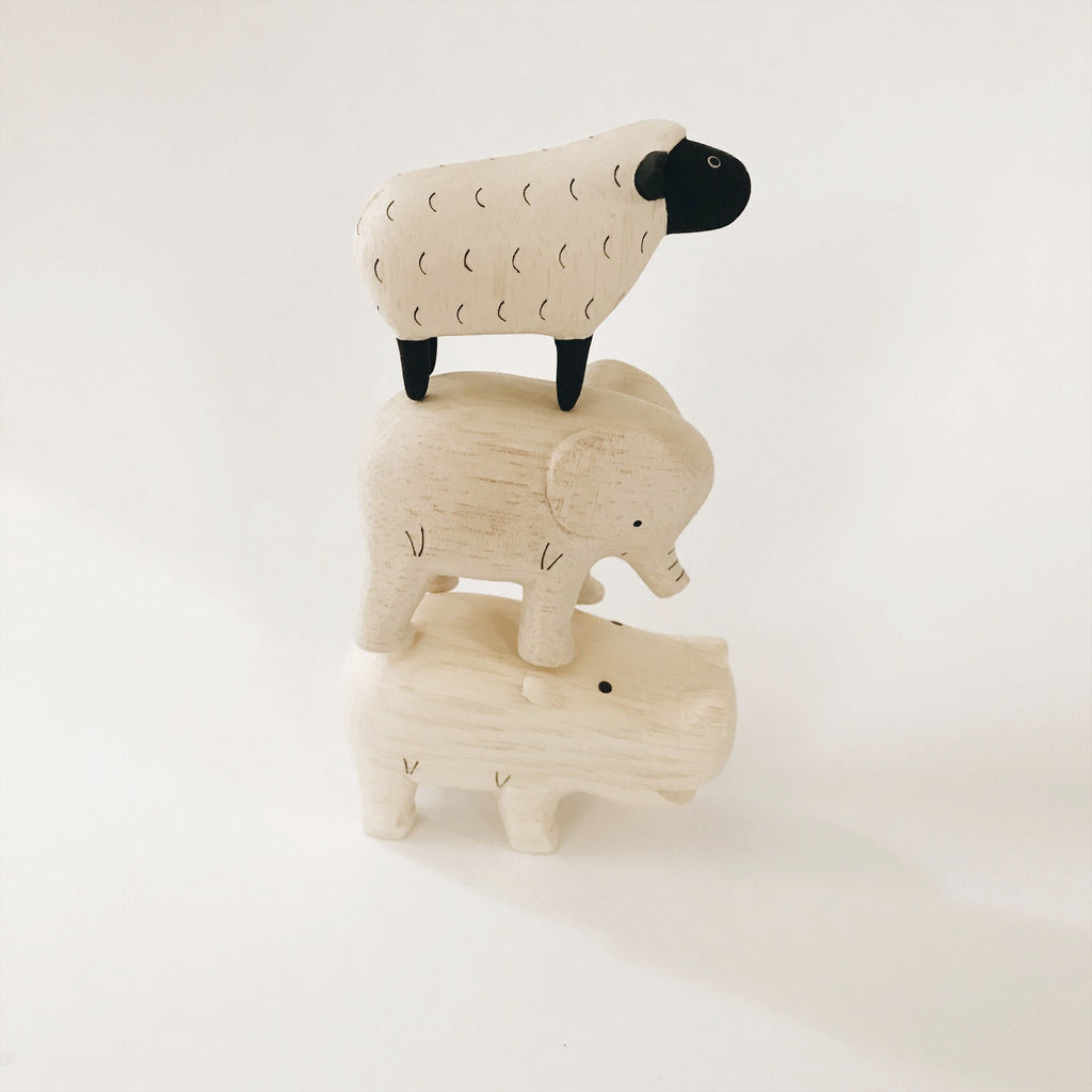 Wooden Animals - Hippo - Andnest.com