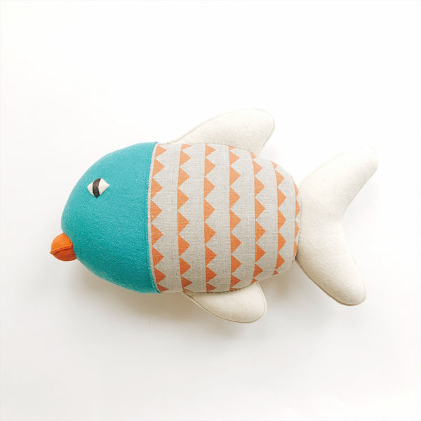 Burel Collection Fish Pillow B - Andnest.com