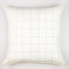 Organic Cotton Grid Euro Sham 26" - Andnest.com