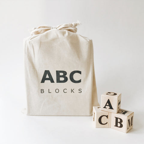 Wooden Alphabet ABC Blocks - Andnest.com