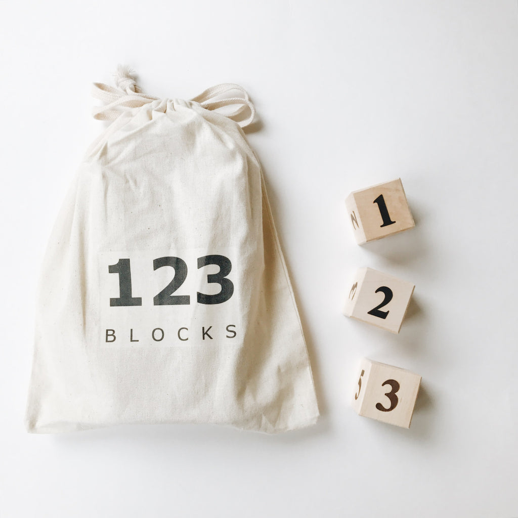 Wooden Number Blocks - Andnest.com