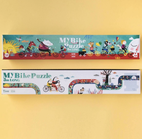 My Bike Puzzle - An almost 10 ft Long Puzzle (54 pieces) - Andnest.com