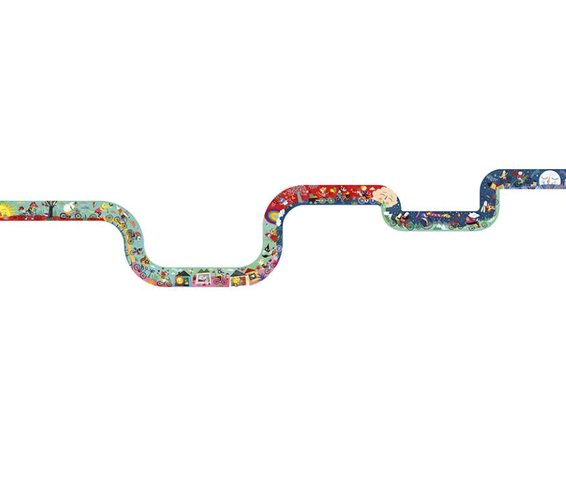 My Bike Puzzle - An almost 10 ft Long Puzzle (54 pieces) - Andnest.com