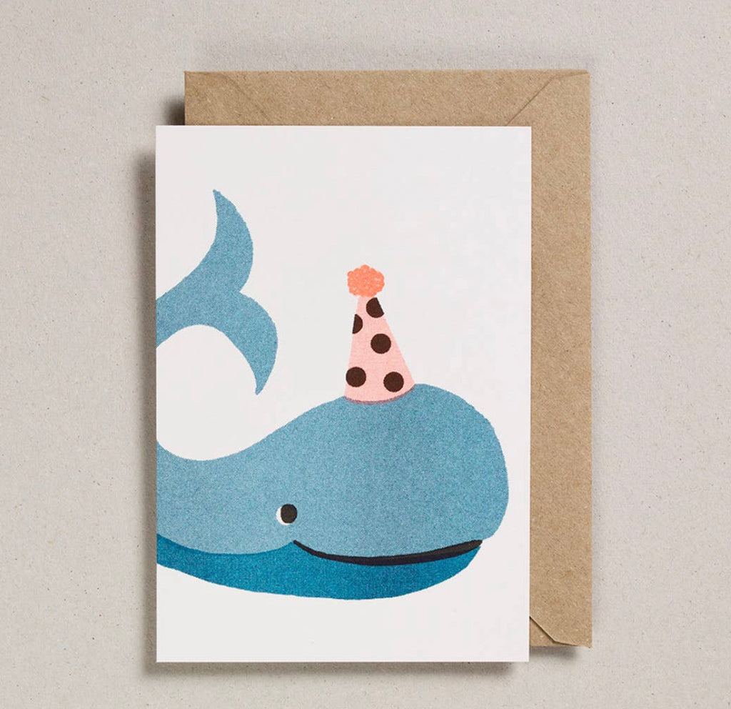 Japanese Paper Balloon Card - Elephant, Monkey, Panda, Tiger, Or Whale - Andnest.com