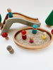 Wooden Playground - Sandbox and slide with trees and peg people - Andnest.com