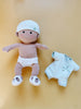 Organic Cotton Baby Doll - Mint Green - Andnest.com