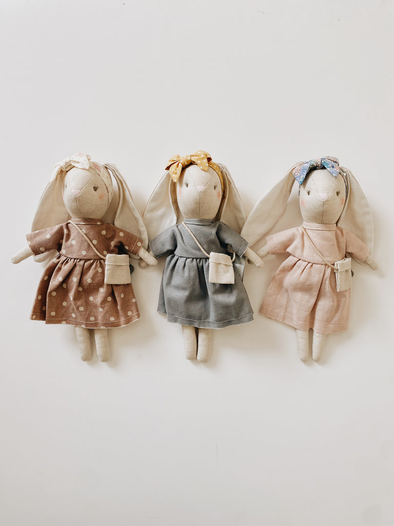 Sofia Bunny - Pink, Grey or Polka Dots - Andnest.com