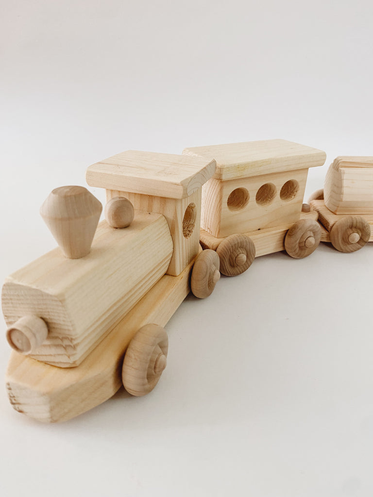 Handmade Wooden Train - Andnest.com