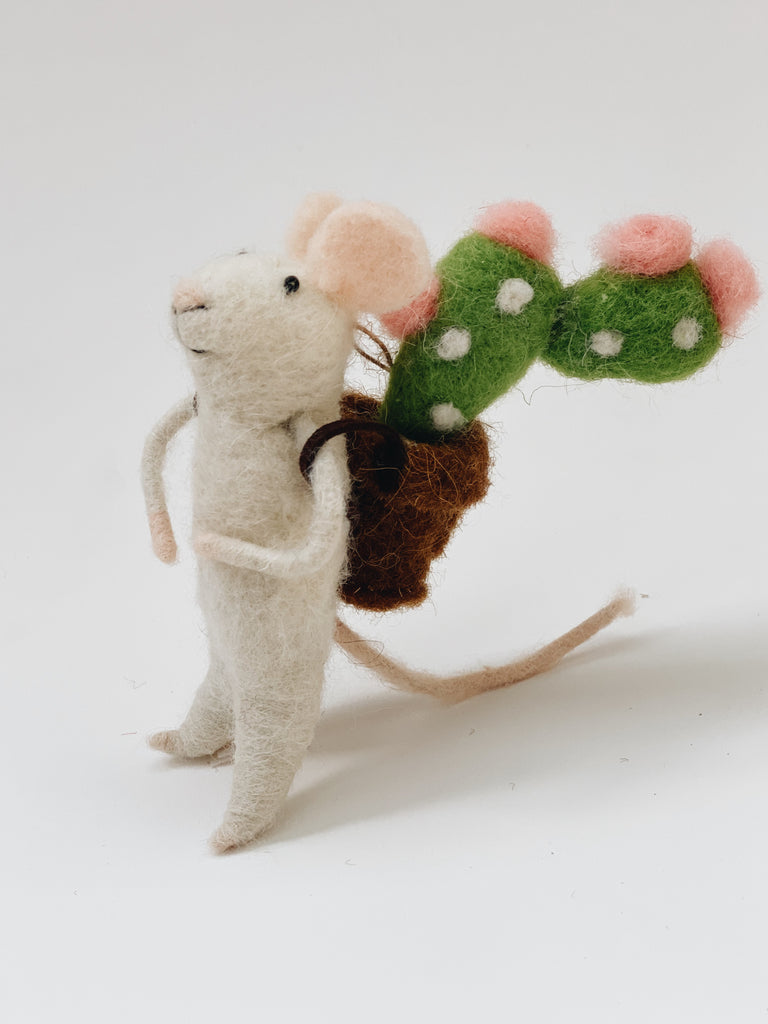 Felt Mice Ornament - Botanist Ornament - Andnest.com