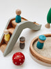 Wooden Playground - Sandbox and slide with trees and peg people - Andnest.com