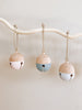 Wooden Jingle Bell Ornaments - One Hand Painted Bell - Andnest.com