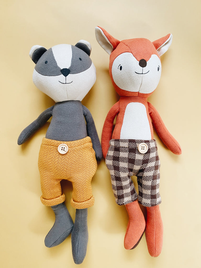 Organic Knit Plush - Fox - Andnest.com