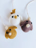 Fair Trade Felt Mini Rooster & Wooden Egg - Andnest.com