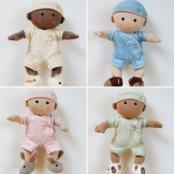 Organic Cotton Baby Doll - Pink - Andnest.com
