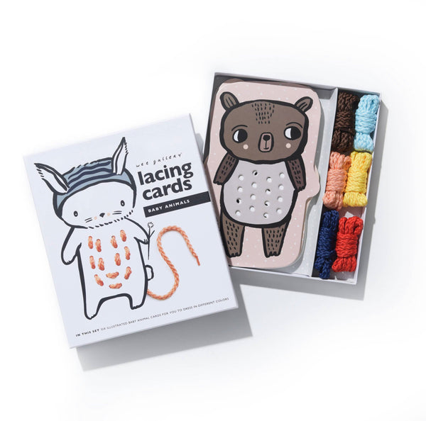 Lacing Cards Baby Animals - Andnest.com