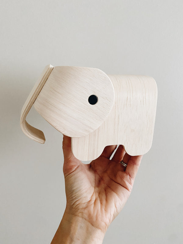 Wooden Elephant Bank - Andnest.com