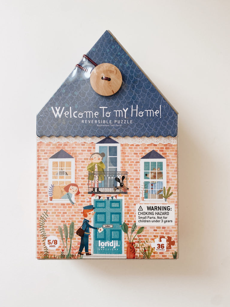 Welcome to My Home - A reversible puzzle 36 pieces - Andnest.com