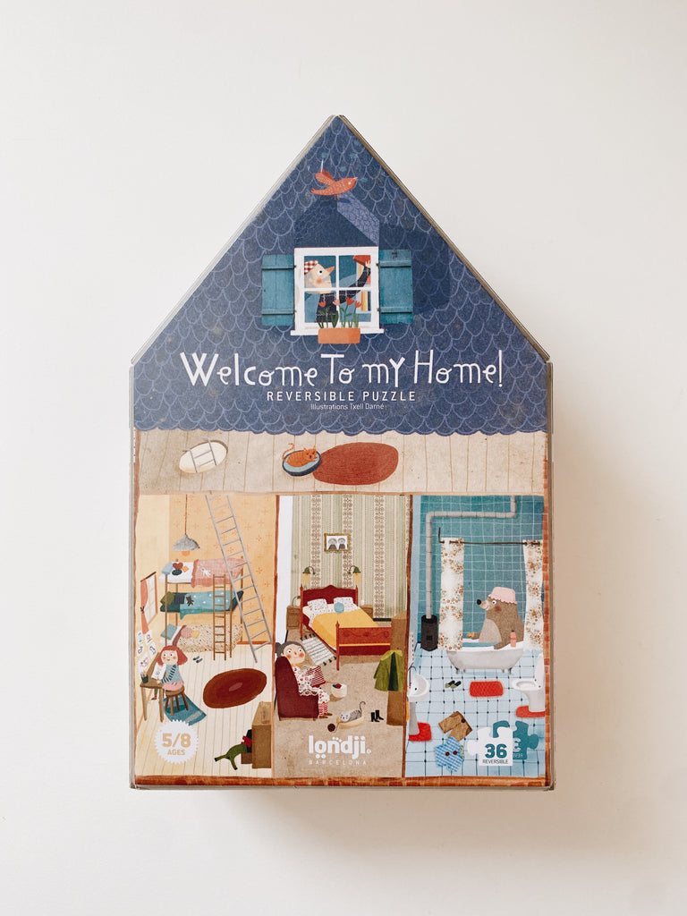 Welcome to My Home - A reversible puzzle 36 pieces - Andnest.com