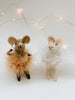 Felt Mice Ornament - Angelic and Fluffy Mouse Ornament - Andnest.com