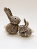 Fair Trade Felt Bunnies Set - Grey or Orchre - Andnest.com